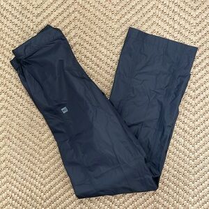 MEC - Outdoor Hiking Performance Nylon Straight Leg Pants - Black - Small
